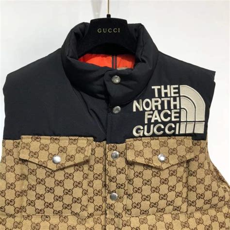 gucci vesta|gucci north face puffer vest.